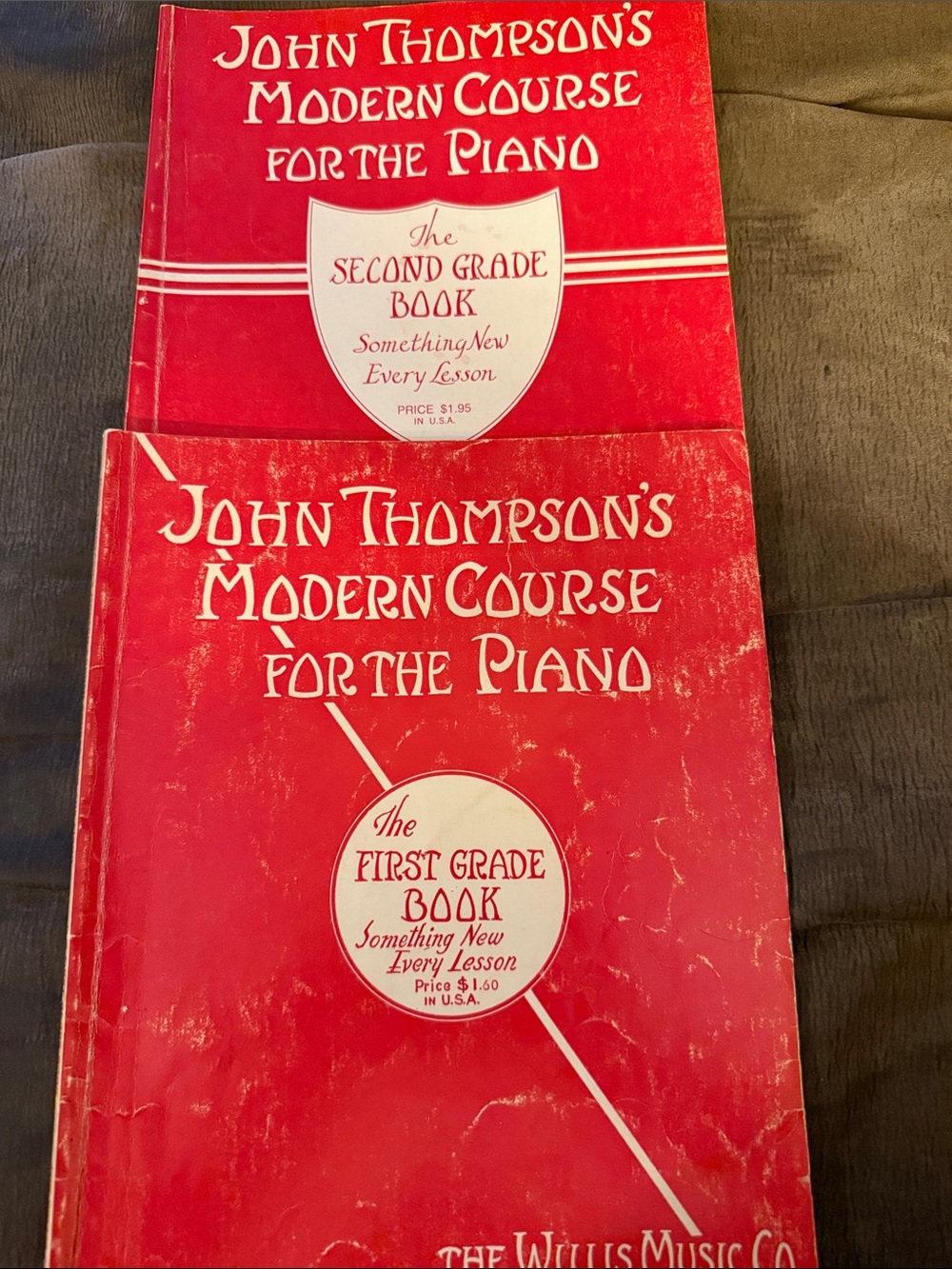 John Thompson’s Modern Course for the Piano First & Second Grade books